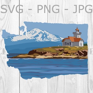 Gráfico del estado de Washington, png, svg, jpg, Sublimación de agua de montaña