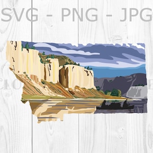 Paisaje del estado de Montana, png, jpg, svg, Gráfico de la naturaleza