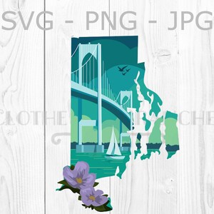 Rhode Island State Grafik, svg, png, jpg, Sublimation
