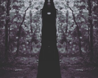 surrealistic dark art photography print 'sister of the woods'