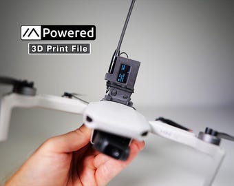 SkyMesh V4 – LoRa Drone Mount (STL Files for 3D Printing)