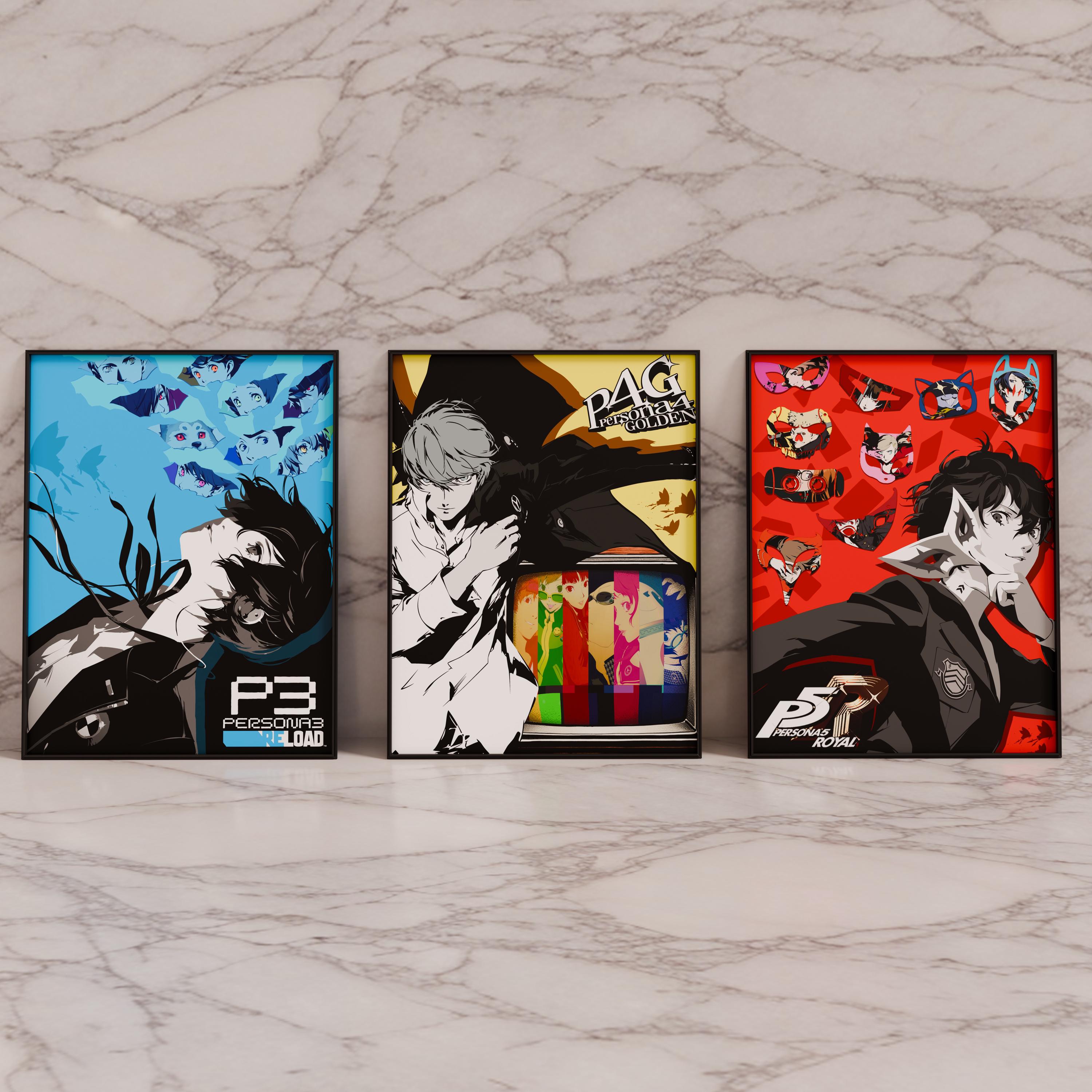 Persona 3 4 5 Poster - Etsy