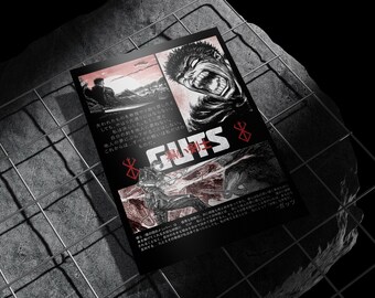 ベルセルク ガッツポスター：高解像度マンガアート（デジタル