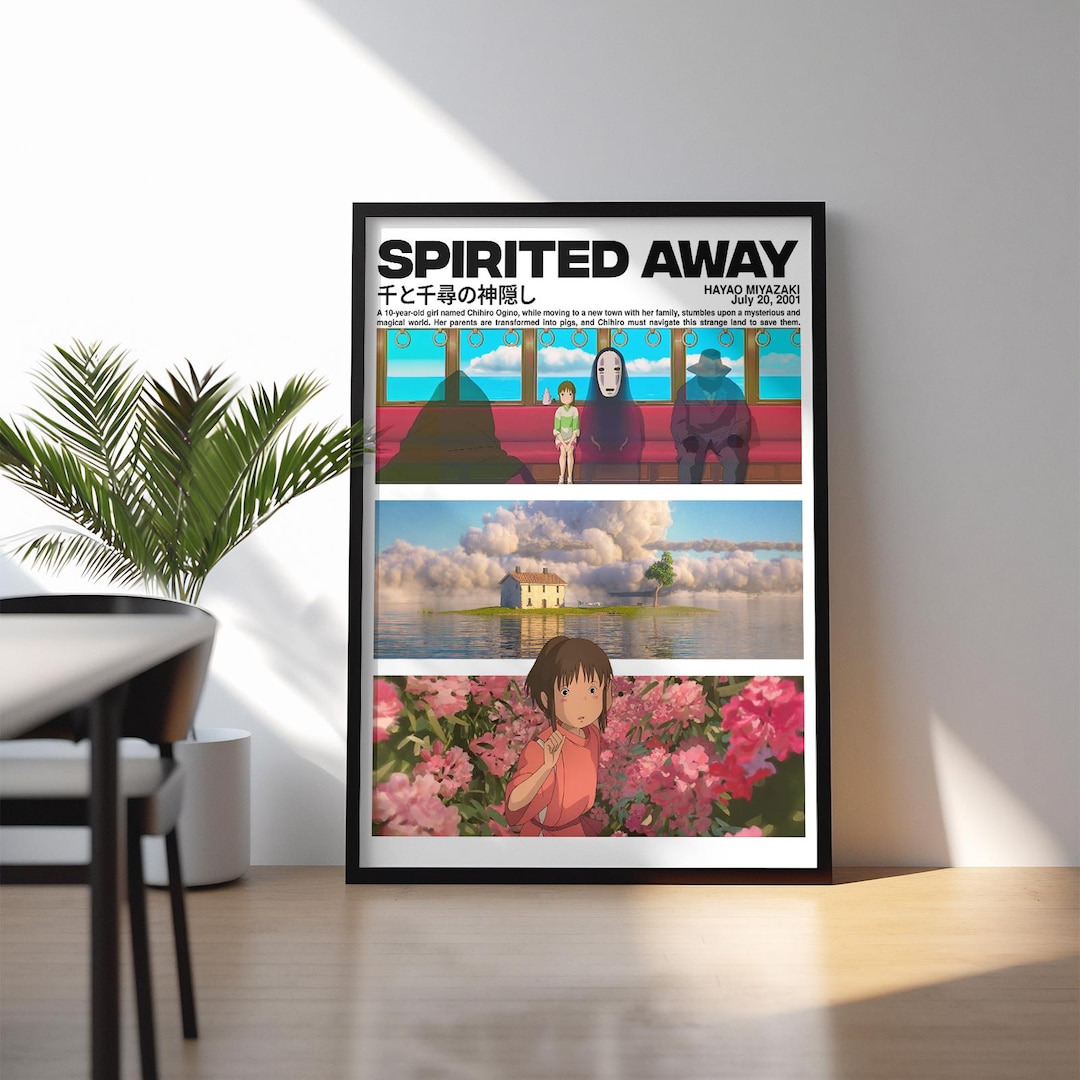 Spirited Away - Digital Download Poster - Classic Anime Movie Art Print ...