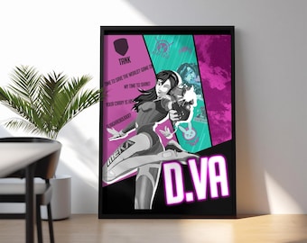 オーバーウォッチ / DVA - 設計図 / エイジド仕様 (A2 = 420 mm × 594