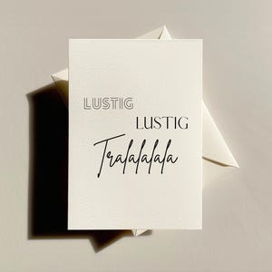 LUSTIG LUSTIG TRALALALALA - Digitaler Download - Grußkarte Weihnachten - Bild Weihnachten