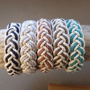 stripe rope bracelet turk head bracelet cotton knot bracelet 4673