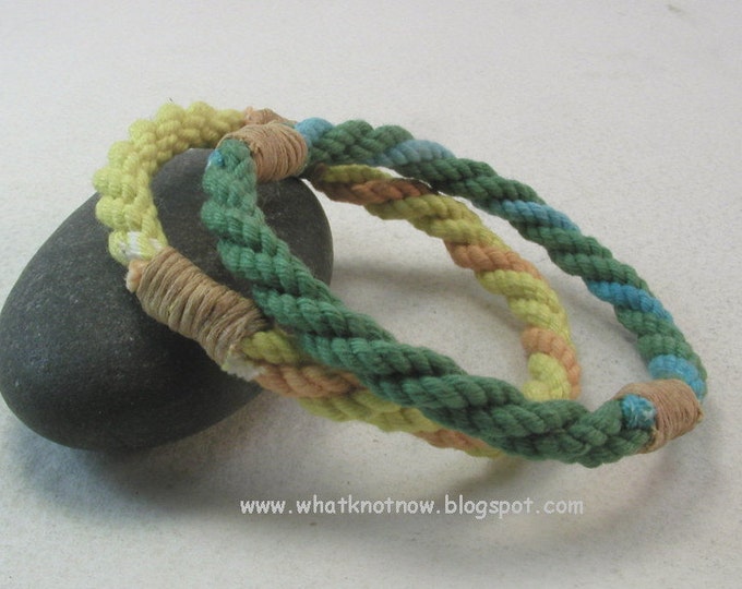 Mixed Color Grommet Bracelets Rope Bracelets Soft Bangles Hand Etsy