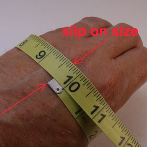 how to measure your hand for a slip on style rope bracelet