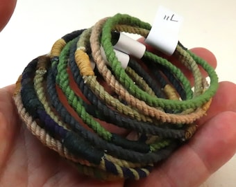 skinny string bracelets set of three size S 4940