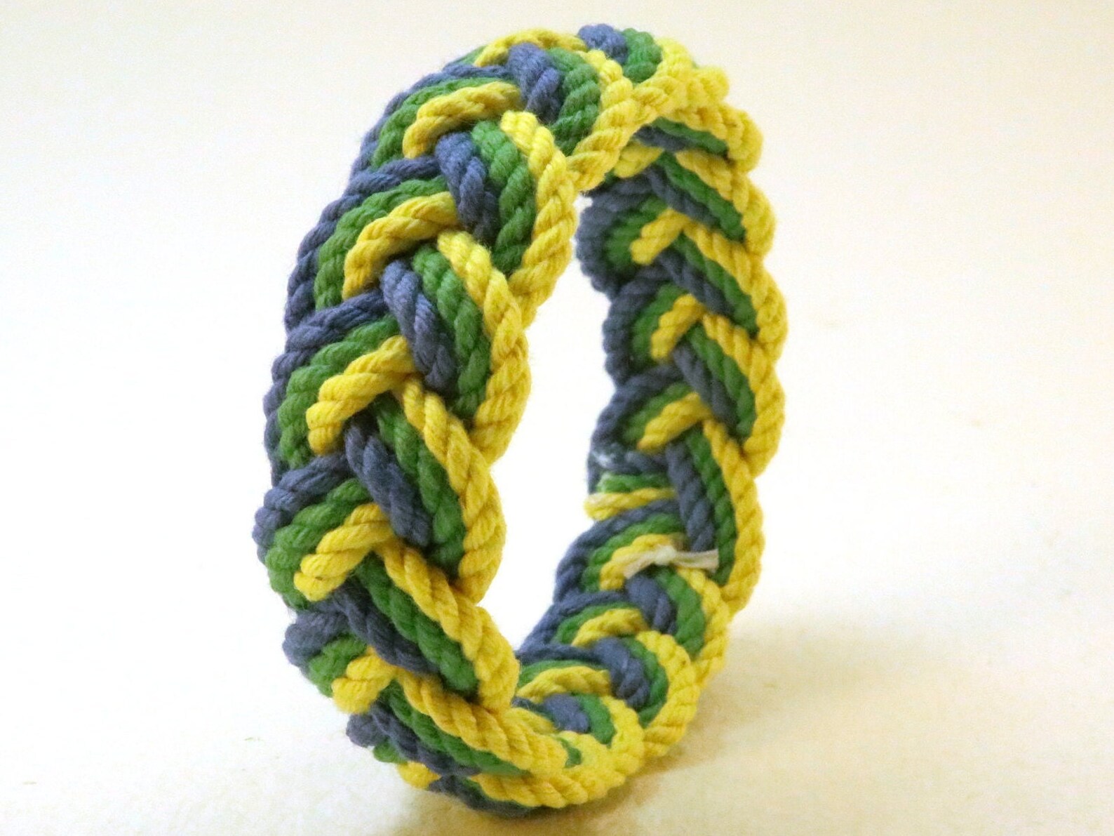 Spring Green Rope Bracelet Turks Head Knot Rope Bracelet 4491 Etsy