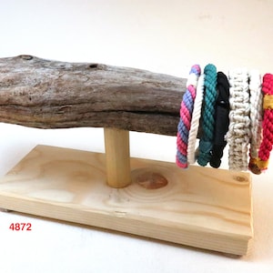 Driftwood bracelet display stand