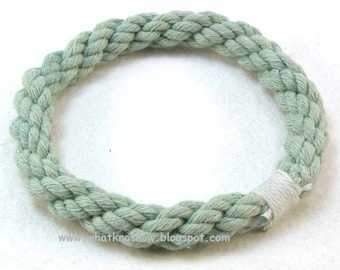 sea green rope bracelet 2700