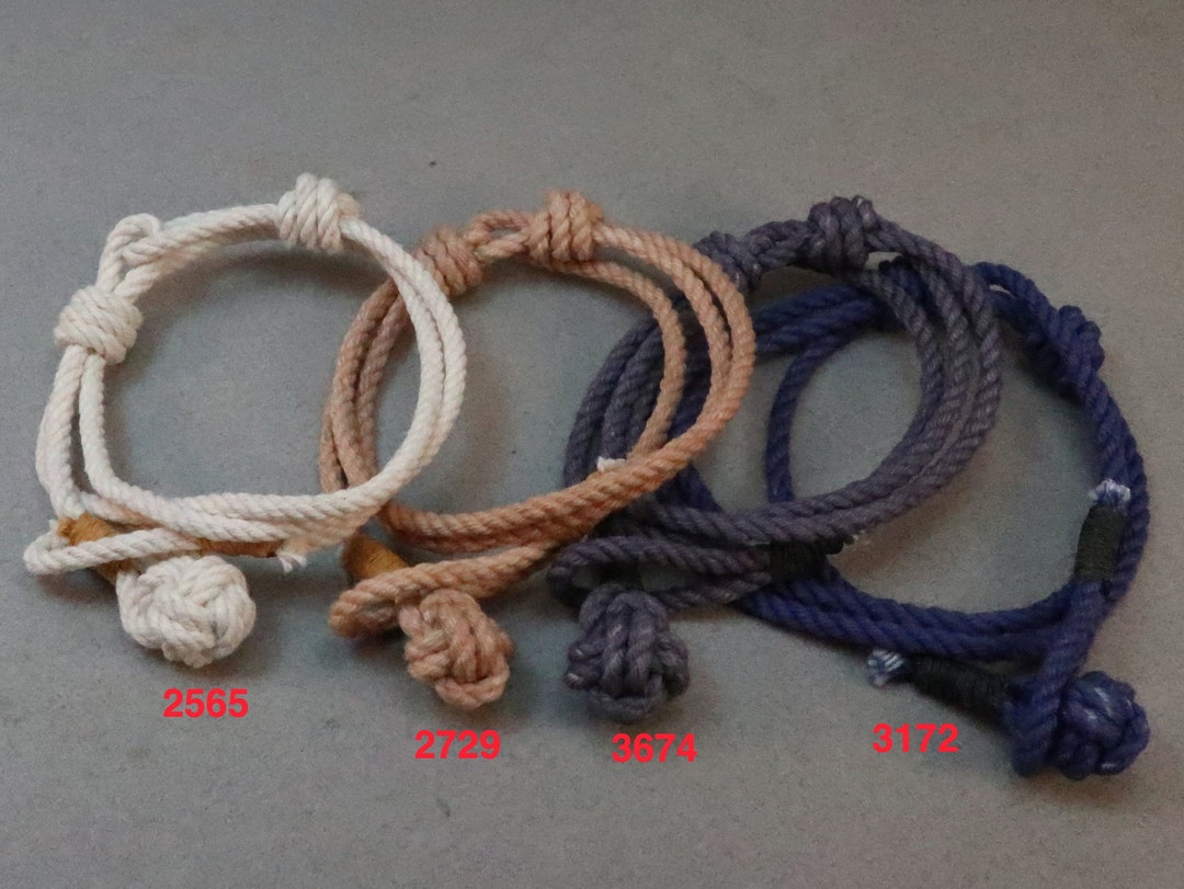 Slip Knot Adjustable Rope Bracelet - Etsy