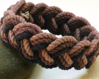 navy grey purple rope bracelet 4495