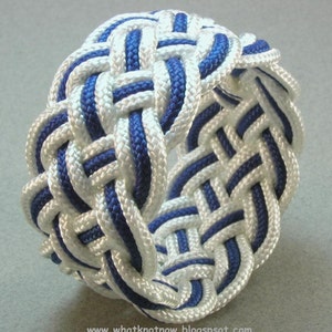 marineblaues fünfteiliges Armband aus Seil 3383