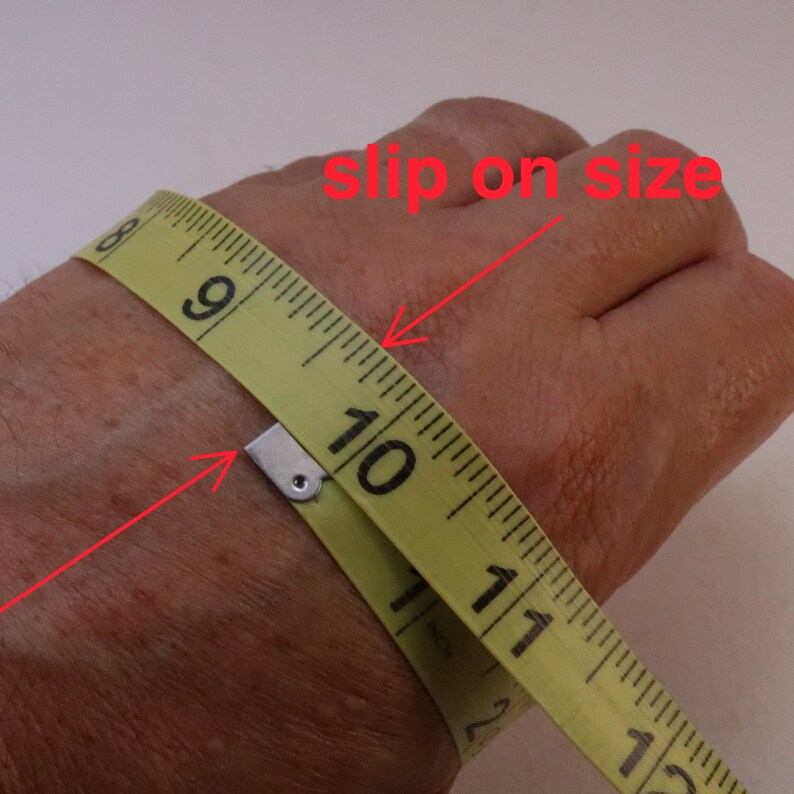 slip on size hand measurement