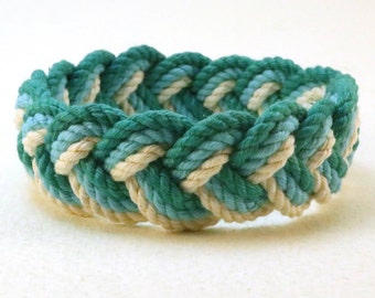 ocean beach rope bracelet turks head knot bracelet 4493