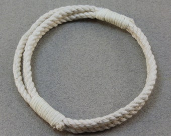 multi strand cotton rope bracelet  3531