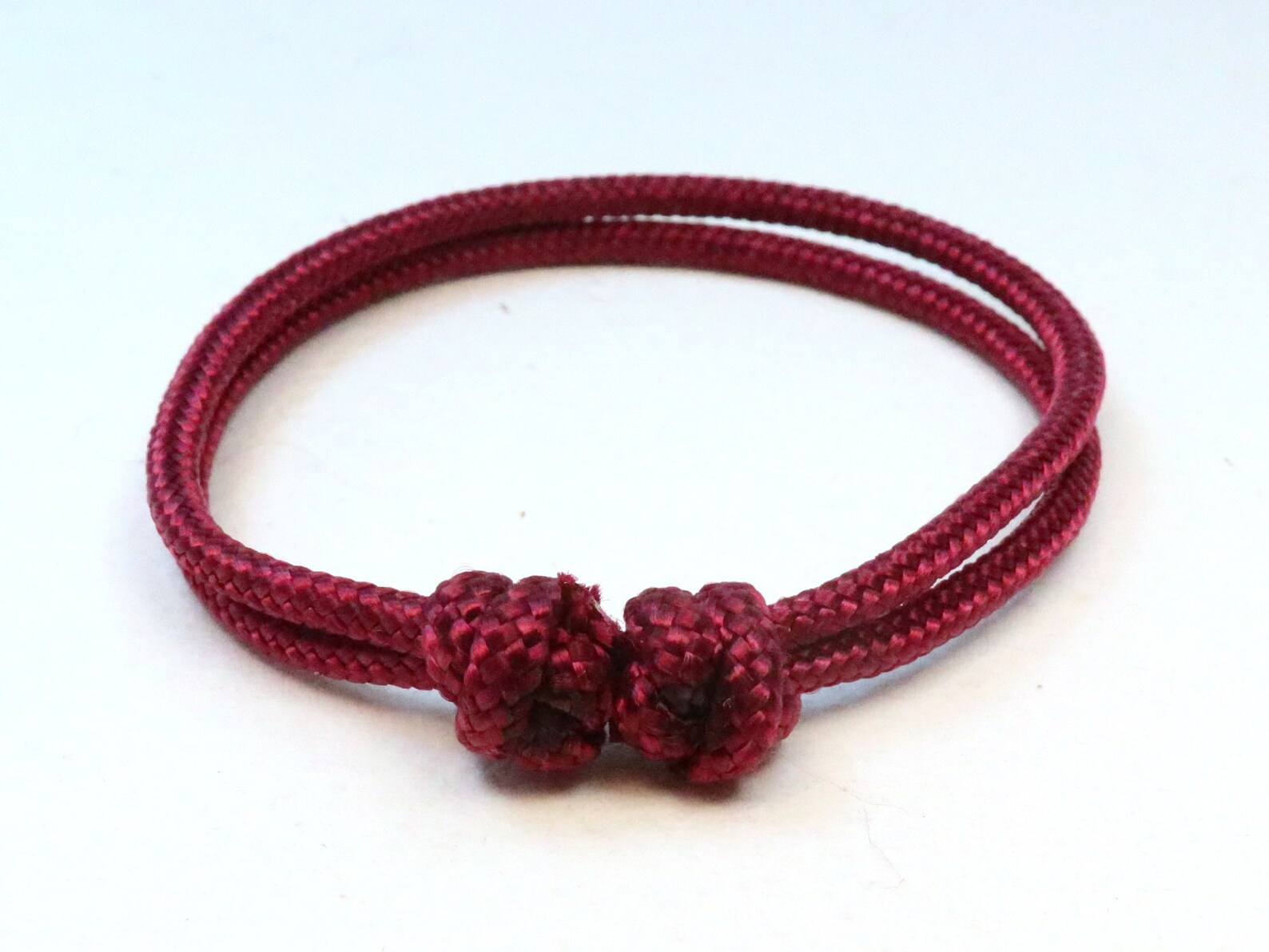 Red Sliding Knot Rope Bracelet 4618 Etsy