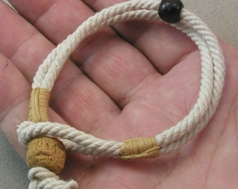 double strand beaded rope bracelet 4071