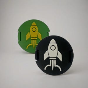 Rocket Lens Cap | Lens Cap Rocket Design | Protective Cap for Camera Lenses | Camera Lens Accessory | Lens Protector - USA