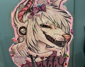 CLOSED! Traditional Furry Badge Commissions!