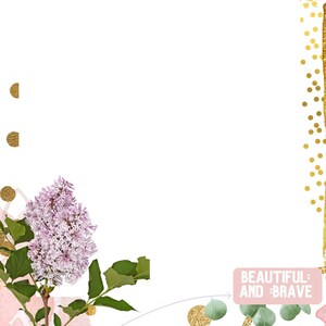 Schöne und Tapfere Briefpapier ungefüttert Printable Download