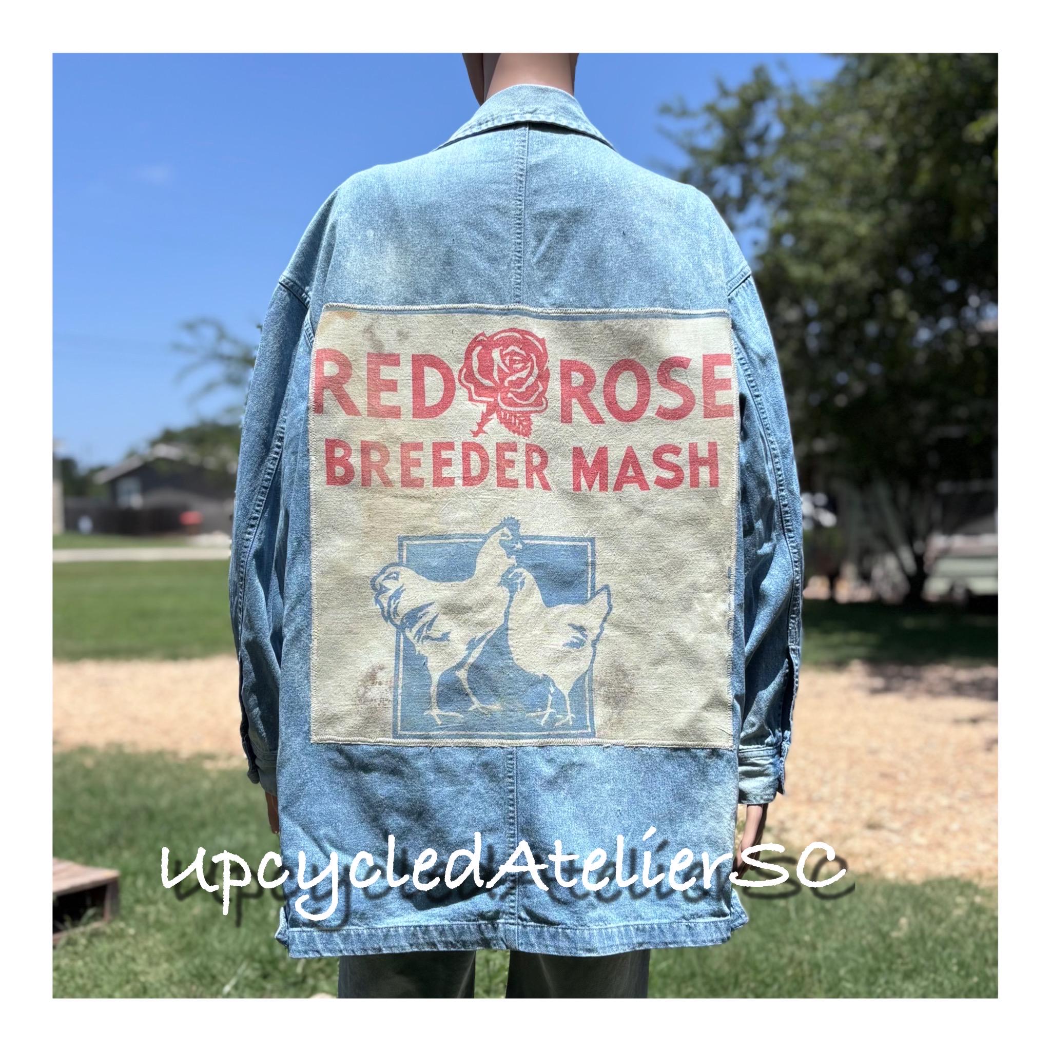 ジャケット・アウター vintage fabric feed sack jacket Made a feed sack jacket! : r/streetwear