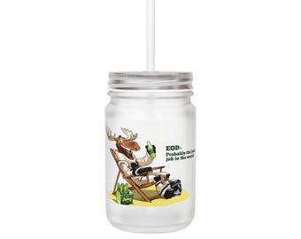 EOD drinking glass