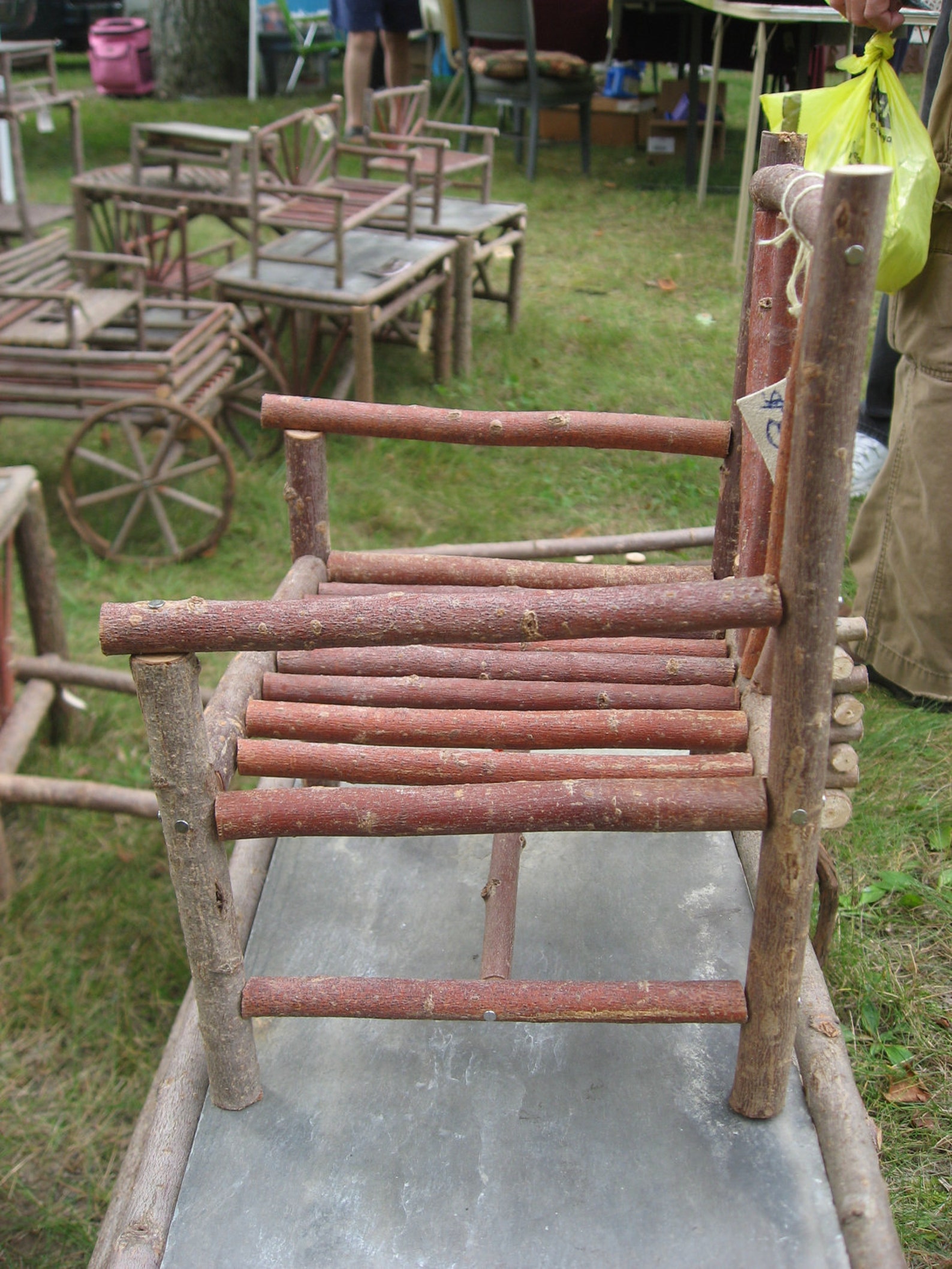 Red Willow Twig or Stick Doll Furniture Chair Etsy