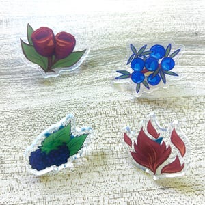 Herb Acrylic Pins