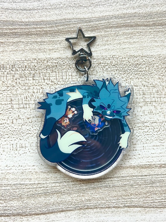 Ashfur Warrior Cats-inspired Shaker Keychain - Etsy