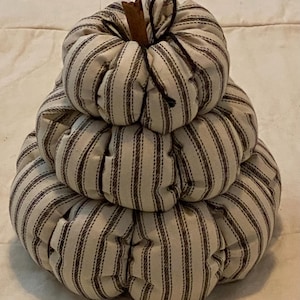 Fabric Stacked Stuffed Pumpkins, Fall, Halloween, Thanksgiving