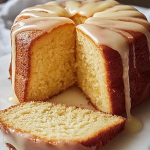 THE BEST Homemade Vanilla Buttermilk Pound Cake Recipe PDF - Easy Cream Cheese Glaze - Zero Fail Download.