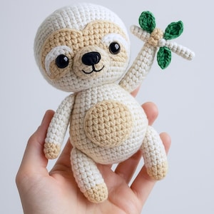 Sloth Crochet Pattern PDF | Cute Amigurumi Sloth Plush | Instant Download | Animal Crochet Tutorial | Digital Pattern English | Beginner.