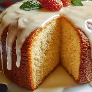 THE BEST Homemade Vanilla Buttermilk Pound Cake - Cream Cheese Glaze Recipe Download.