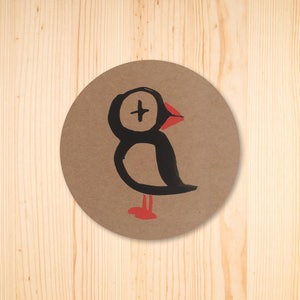 Puffin Sticker / Bird Sticker / Animal Lover Sticker / Animal Laptop Sticker / Outdoor Sticker / Car Sticker / Bumper Sticker