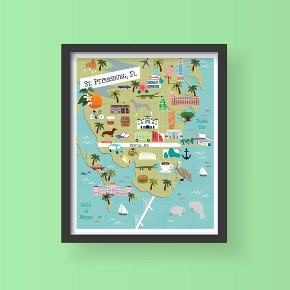 Map Of Florida St Petersburg