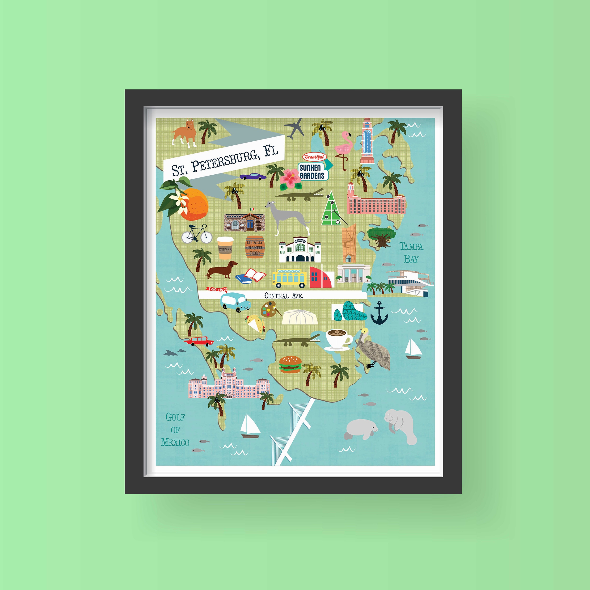 St Petersburg Florida Maps St. Petersburg