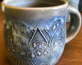 Handmade Lily of the Valley Mug