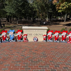 Customizable -Colonel Reb Ole Miss Sign – Handcrafted Wood Art for Rebels Fans, Game Day Décor, SEC Tailgate Ready