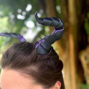Costume Tiefling/Corna di Drago con Clip per Fascia Regolabile