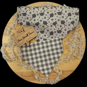 Graduation over the collar bandana