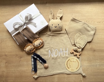 Personligt presentset för bebisar, presentset för nyfödda, babyshowerpresent, present till pojke, present till flicka, present till bebis, presentask för nyfödd, presentkorg