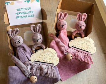Set de regalo para bebé, set de regalo para recién nacido, regalo para baby shower, regalo para recién nacido, regalo para niña, cesta para bebé, regalo para recién nacido, regalo para niña