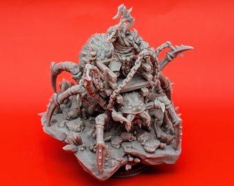 Dwarf Spider Rider Unpainted Miniature