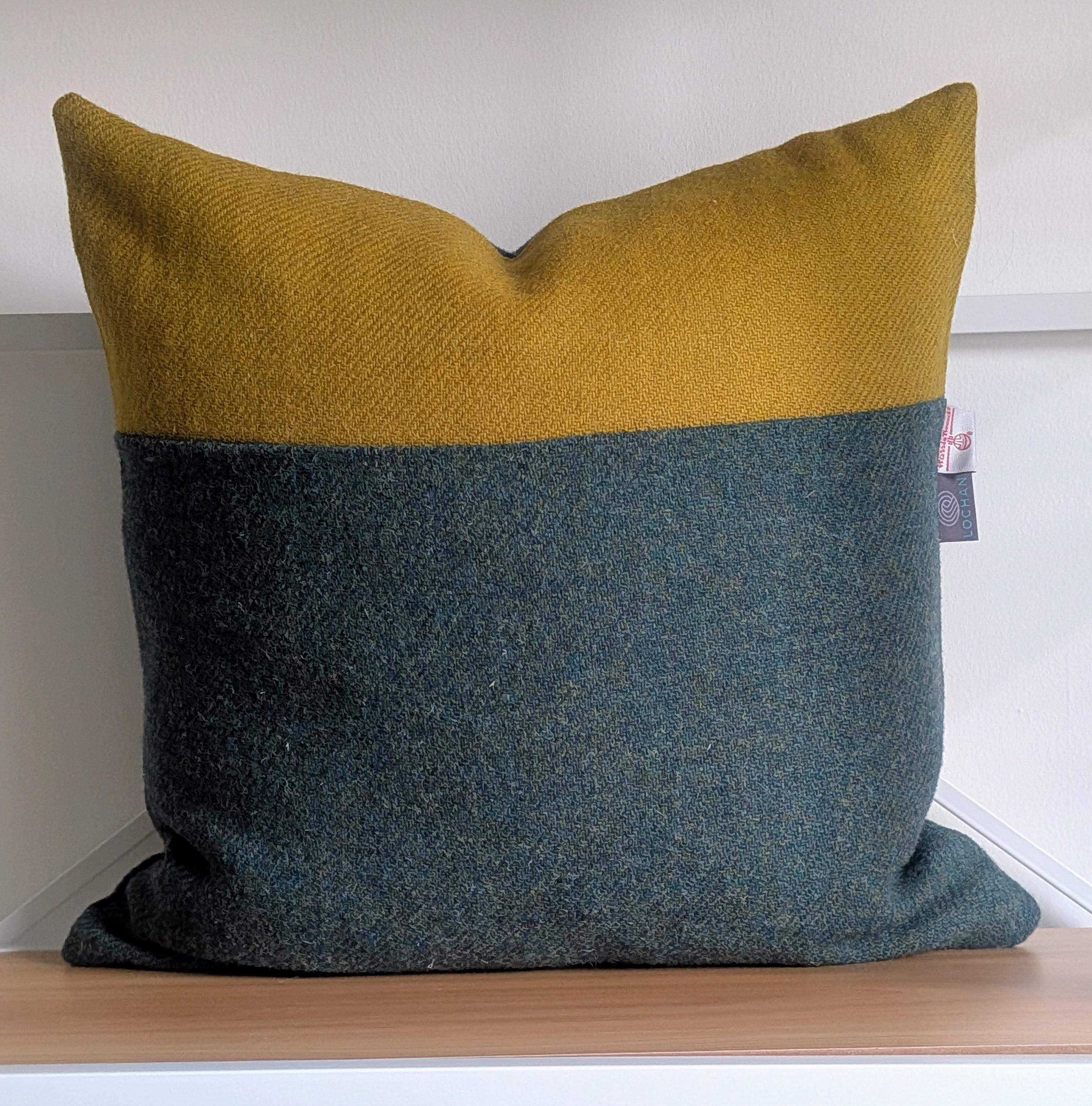 1990s Ralph Lauren Metallic Tweed Pillows - A Pair