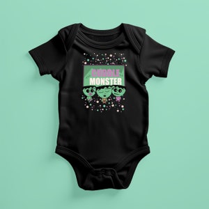 Baby Frankenstein Bodysuit | Halloween | Cuddle Monster Outfit | Cute Baby Shower Gift | 100% Cotton | Trick or Treat Outfit