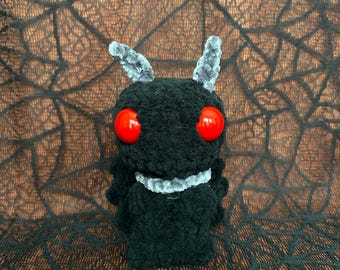 Crochet Mothman Plushie Amigurumi